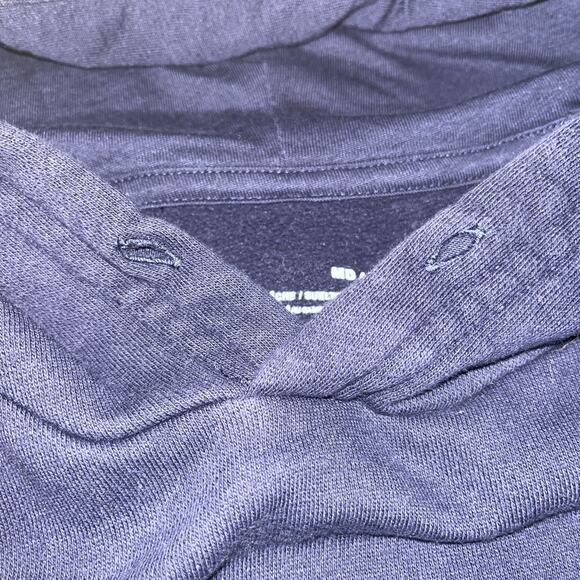 Under Armour UA Navy Blue Rival Comfort Pullover Hoodie Sweatshirt Mens Sz M - Picture 8 of 9